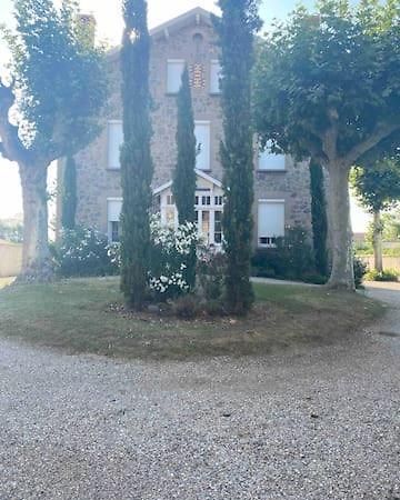 Chambres Privees Dans Maison Avec Grand Parc Et Piscine Proche Via Rhona Andancette Bagian luar foto